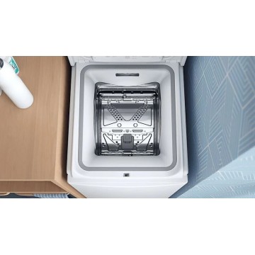 Indesit Πλυντήριο Ρούχων Άνω Φόρτωσης 5kg 1000 Στροφών RapidWash BTW S50400 EU/N